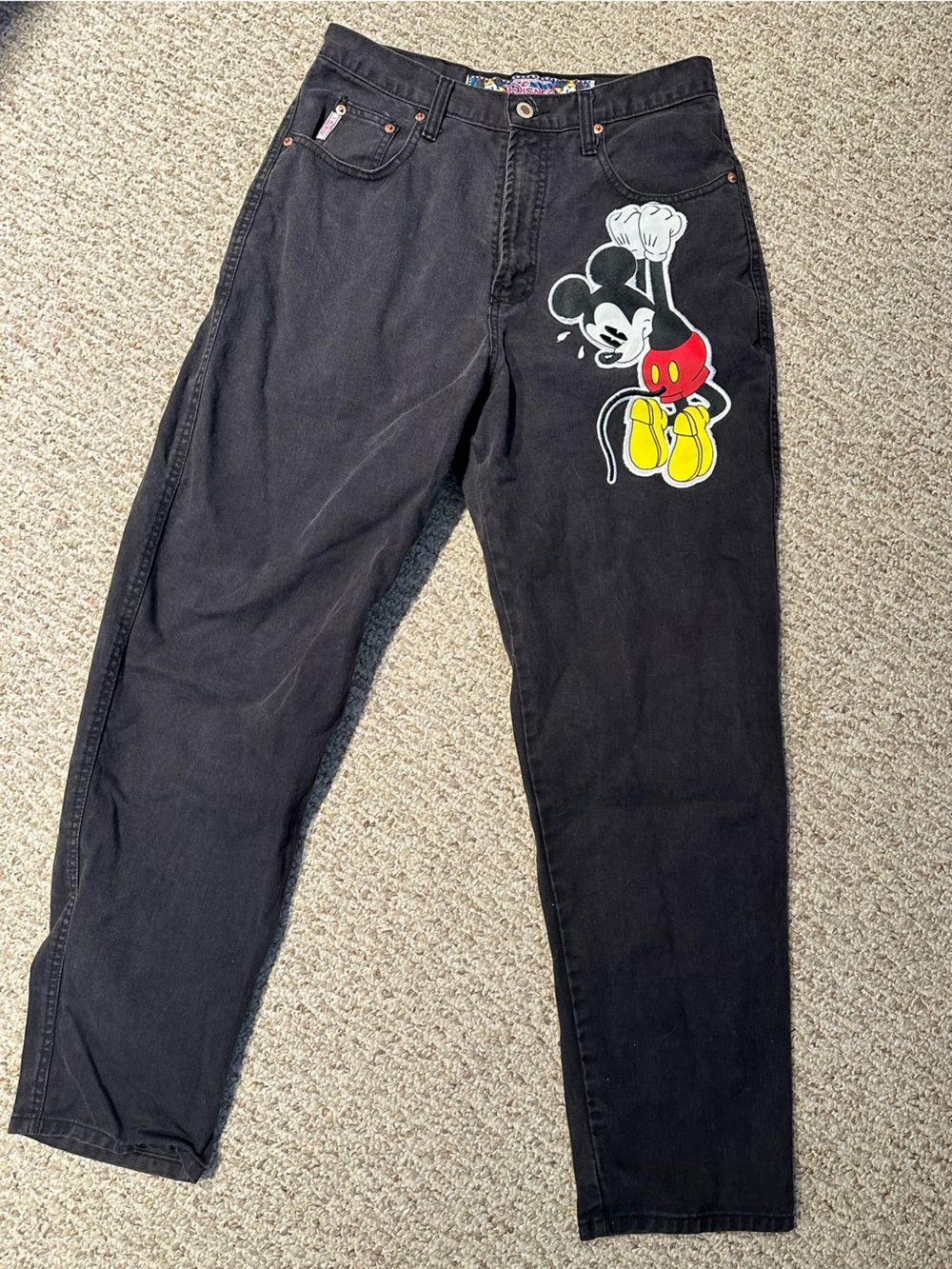 Vintage JouJou Disney Mickey Mouse Y2K Mom jeans